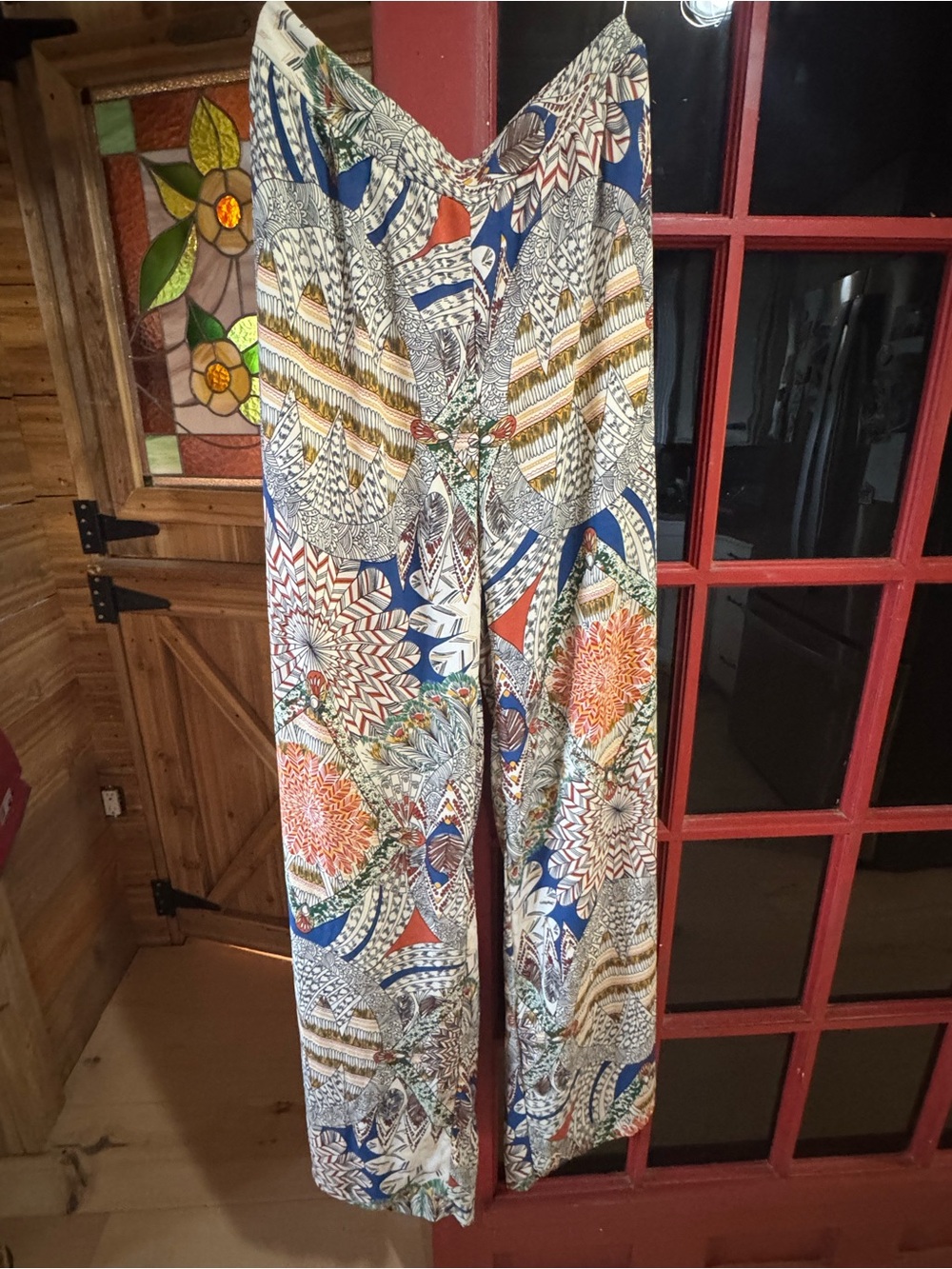 Bohemian Straight-Leg Jumpsuit in Multicolor